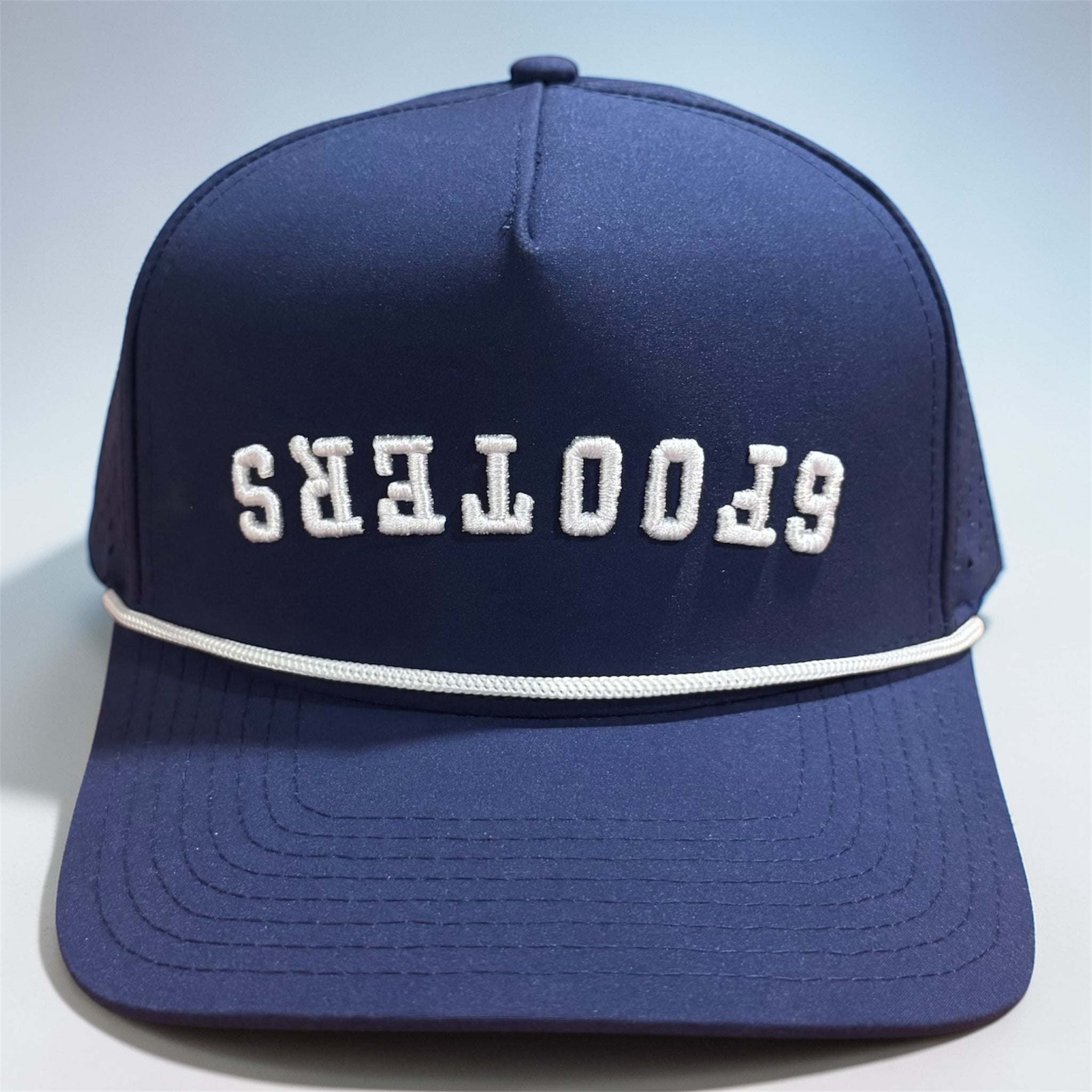 Flipped 6 Footers Rope Hat - Navy