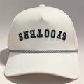 Flipped 6 Footers Rope Hat - White